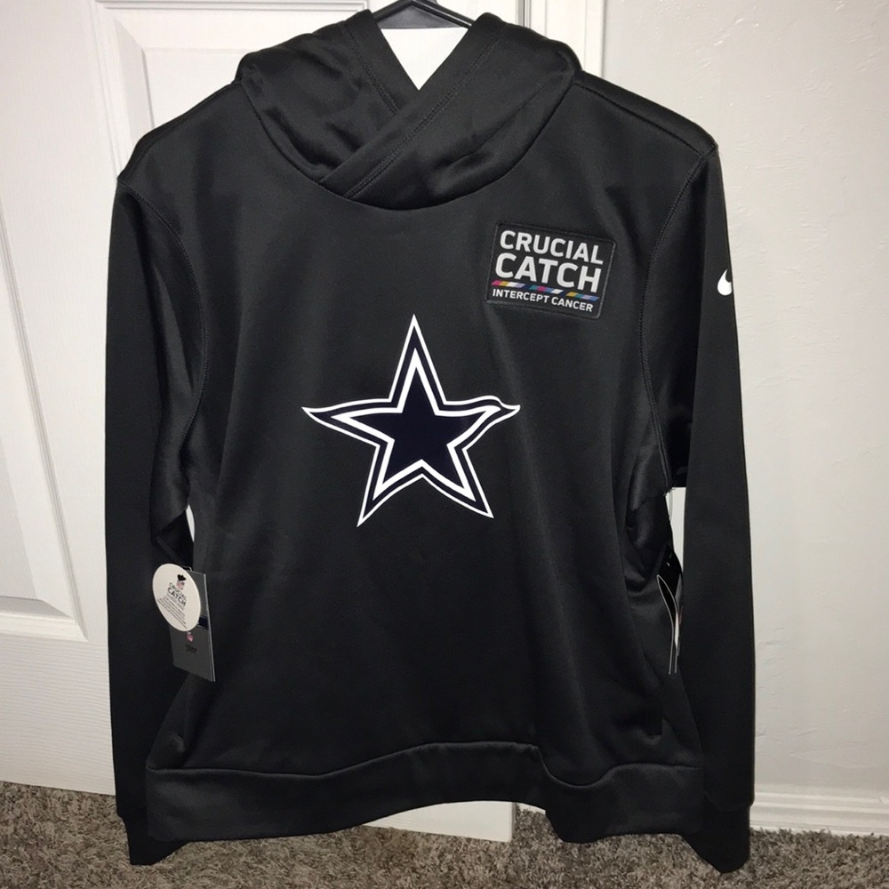 NWT Nike Drifit Dallas Cowboys Crucial Catch Hoodie